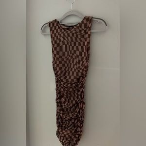 UO AUSTIN MESH MINI DRESS